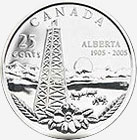 25 cents 2005 - Alberta