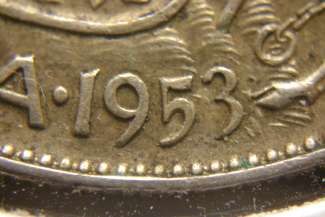 50 cents 1953 - Small date