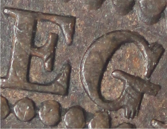 1859 CANADA LARGE One 1 CENT Victoria COIN Clashed, Die Chash error