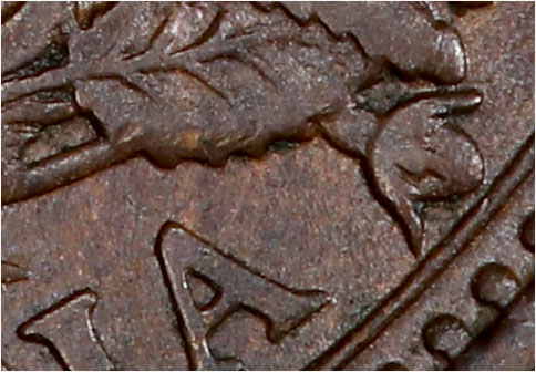 1 cent 1861 Nova Scotia - Large Rosebud