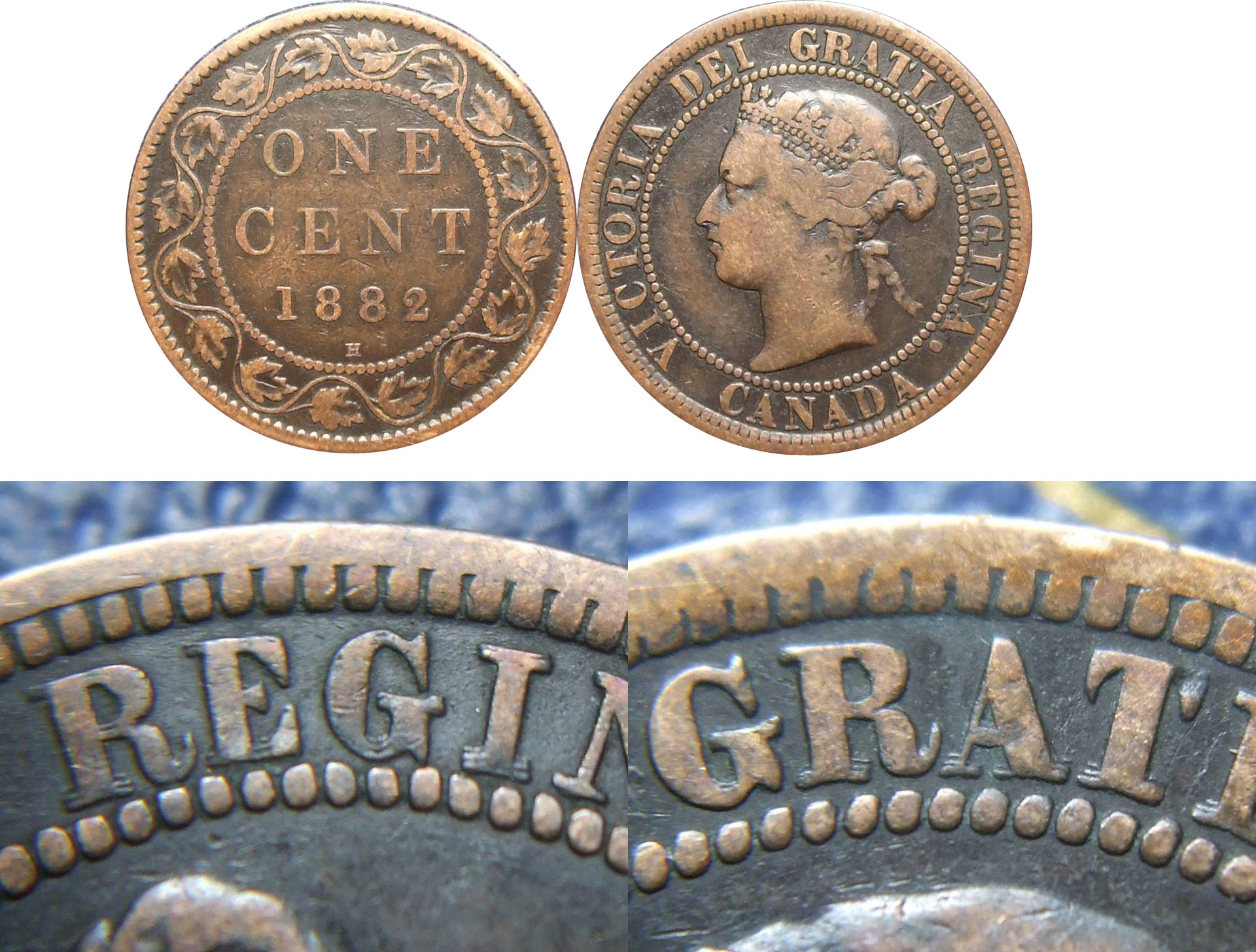 1 Cent 1882/81 kwaliteit aEF