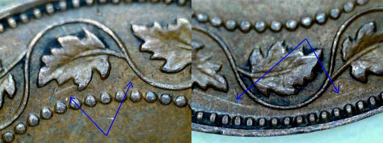 Coins and Canada - Die clash - Errors and varieties of canadian coins