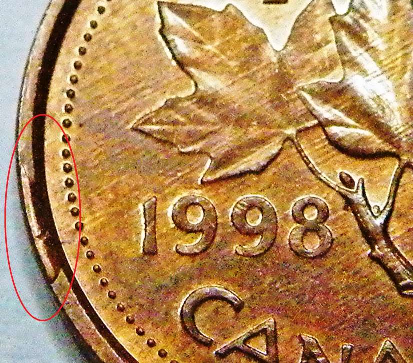 W ***RARE*** 1998 Canadian Prooflike Penny $0.01 