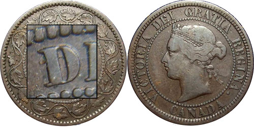 1 cent 1881 - Micro D