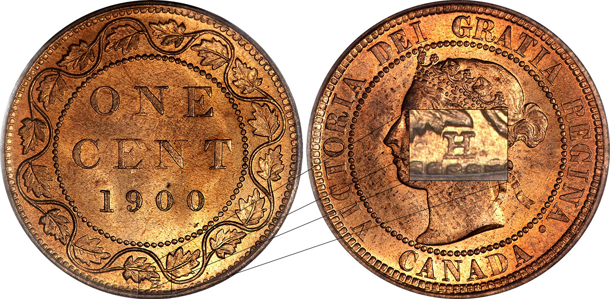 Coins and Canada - 1 cent 1900 - Proof, Proof-like, Specimen