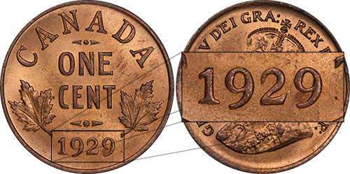 1 cent 1929 - Low 9