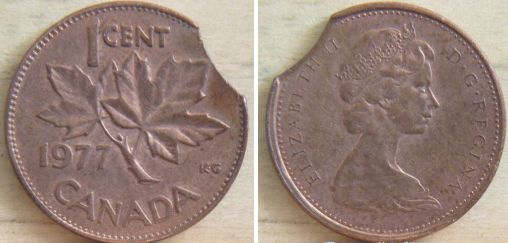 *** SET OF BOTH 1977 CANADIAN 5 CENTS MS-60 ***