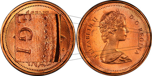 1 cent 1983 Far Beads Canada