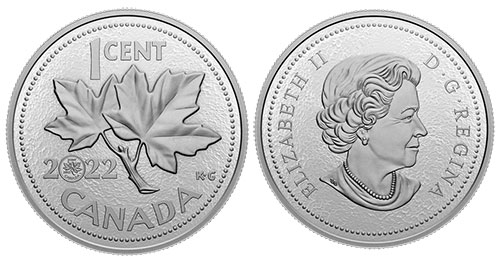 1 cent 2022 - Silver - 5 oz