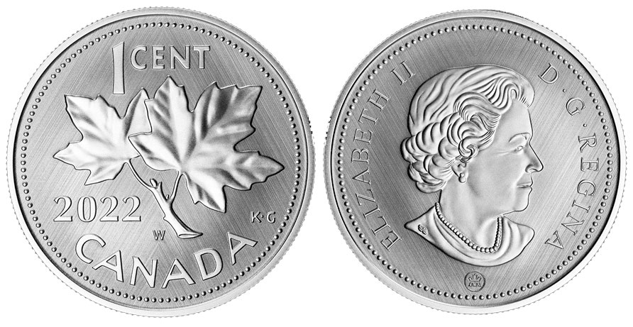 Coins and Canada - 1 cent 2022 - Not intendend for circulation - Not  intendend for circulation - Proof, Proof-like, Specimen, Brilliant  uncirculated