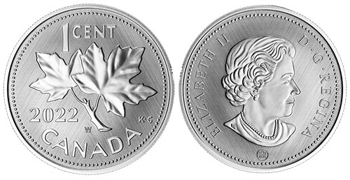1 cent 2022 - Silver - Farewell to the Penny - W