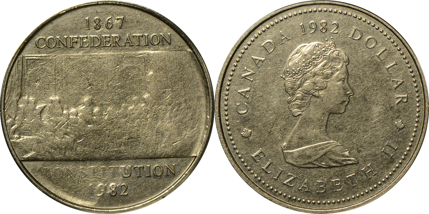 $1.00 1982 Canadian Prooflike Nickel Dollar