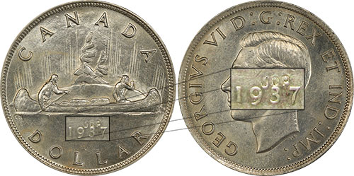 1 dollar 1937 - J.O.P. Type 1 - Joseph Patenaude