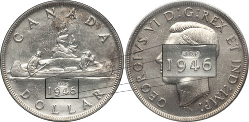 1 dollar 1946 - J.O.P. Type 2 - Joseph Patenaude