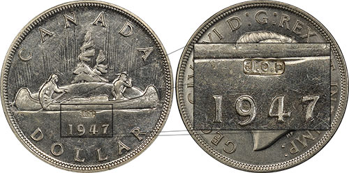 1 dollar 1947 - J.O.P. Type 2 - Joseph Patenaude