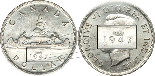 1 dollar 1947 - J.O.P. Type 3 - Joseph Patenaude