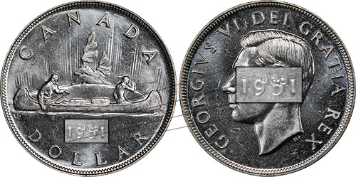 1 dollar 1951 - J.O.P. Type 1 - Joseph Patenaude