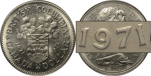 1 dollar 1970 - Double Die Reverse DDR