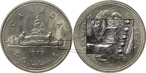 1 dollar 1977 - SWL Short Water Lines