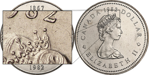 1 dollar 1982 - Small Jewel