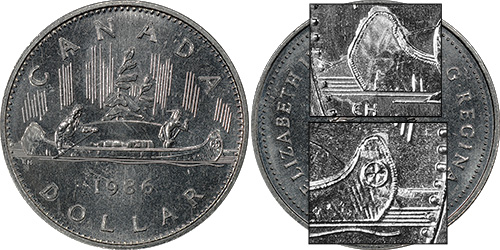 1 dollar 1986 - Chrome manquant