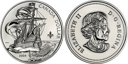 Silver dollar 2004 - French Settlement Privy Mark
