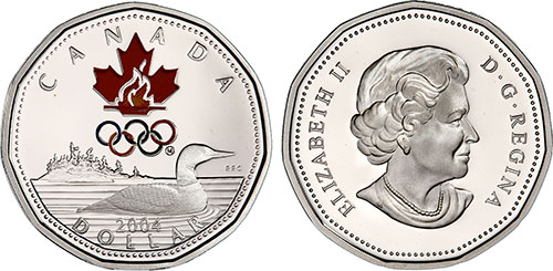 Silver dollar 2004 - Lucky Loonie Silver