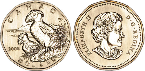 Silver dollar 2005 - Puffin