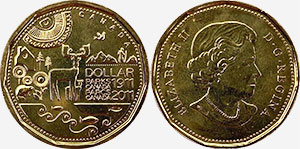 1 dollar 2011 - Parks Canada
