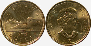 1 dollar 2012 - Canada
