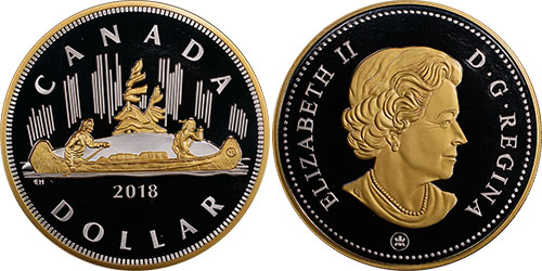 1 dollar 2018 Voyageur