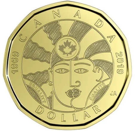 Details about   2019 Canada Silver Proof Coloured Loonie 