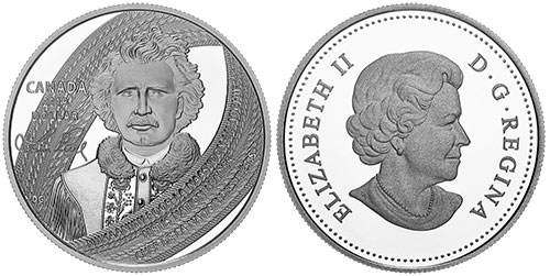 1 dollar 2019 Louis Riel