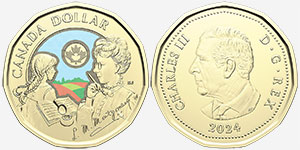 1 dollar 2024 L. M. Montgomery Colour