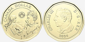 1 dollar 2024 L. M. Montgomery