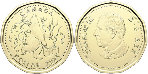 1 dollar 2025 Birthday Canada