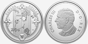 1 dollar 2025 Unknown Soldier Canada