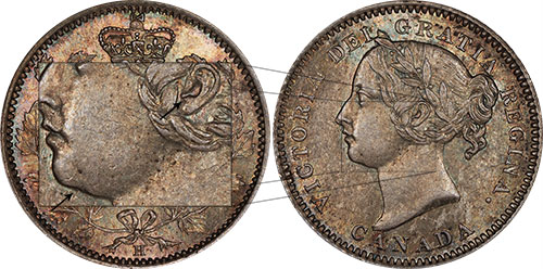 10 cents 1881 Obverse 2