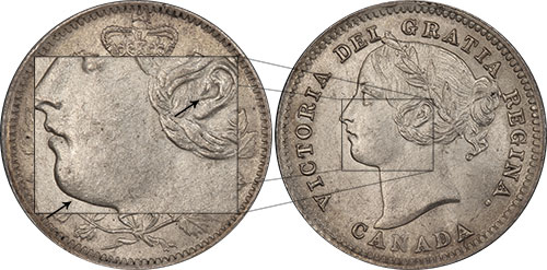 10 cents 1884 Obverse 4