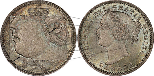 10 cents 1884 Obverse 5