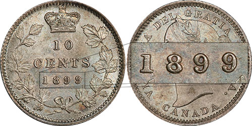 10 cents 1899 Large 99