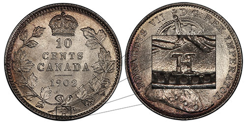 10 cents 1902 H Canada