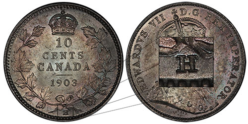 10 cents 1903 H Canada