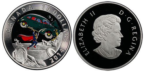 10 dollars 2014 Superman Canada