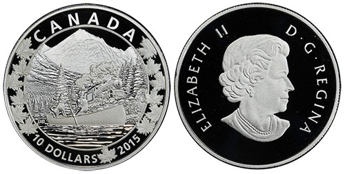 10 dollars 2015 Wondrous West Canada
