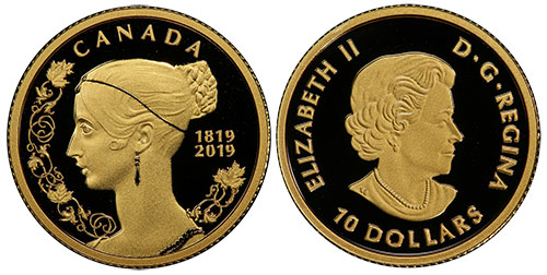 10 dollars 2019 100th Anniversary of the Victoria Canada