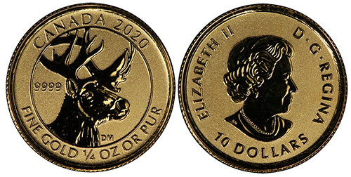 10 dollars 2020 Caribou Canada