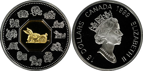 15 dollars 1999 Year of the Rabbit Canada