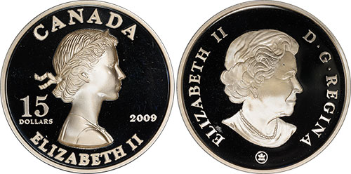 15 dollars 2008 Elizabeth II Canada