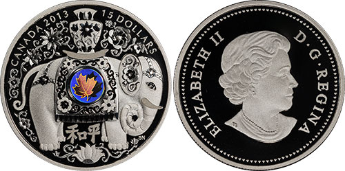 15 dollars 2013 Maple of Peace Canada